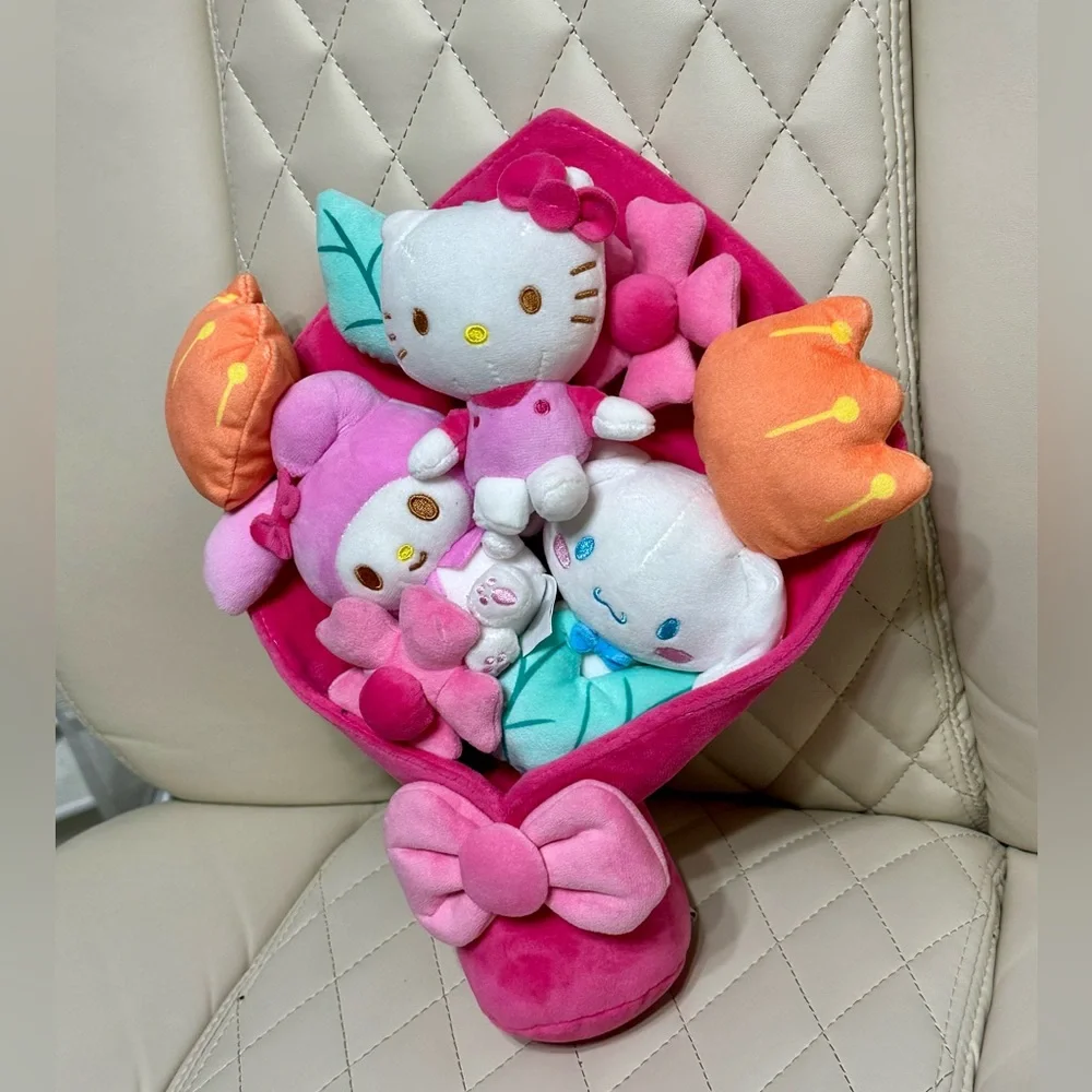 Hello Kitty and Friends 12-Inch Plush Celebration Bouquet